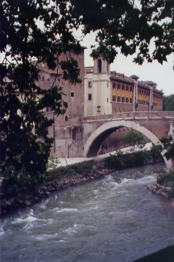 river with pretty bridge